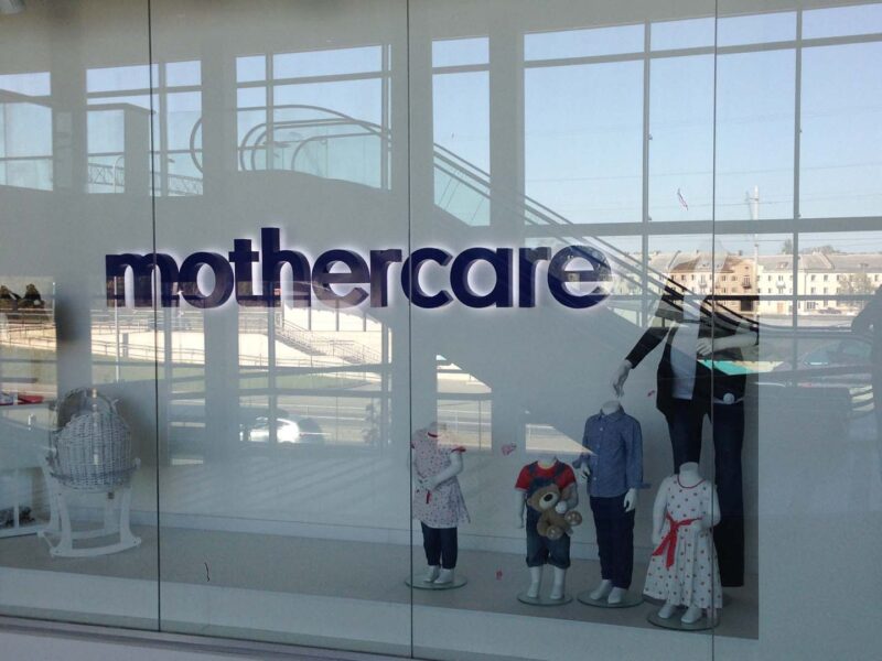 Mothercare-backlit-letters