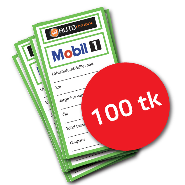 100 шт. наклеек для замены масла с вашим логотипом