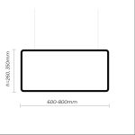 Ristkülikukujulise seeria riputatud märk